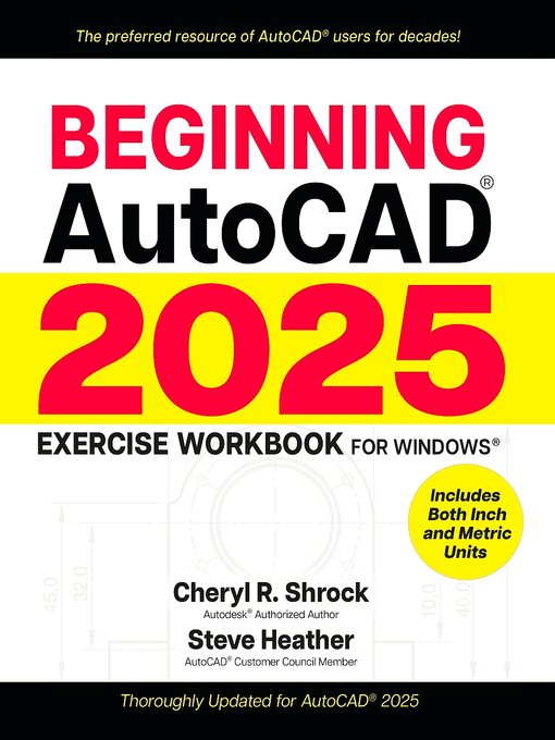 Cover image for Beginning AutoCAD® 2025 Exercise Workbook